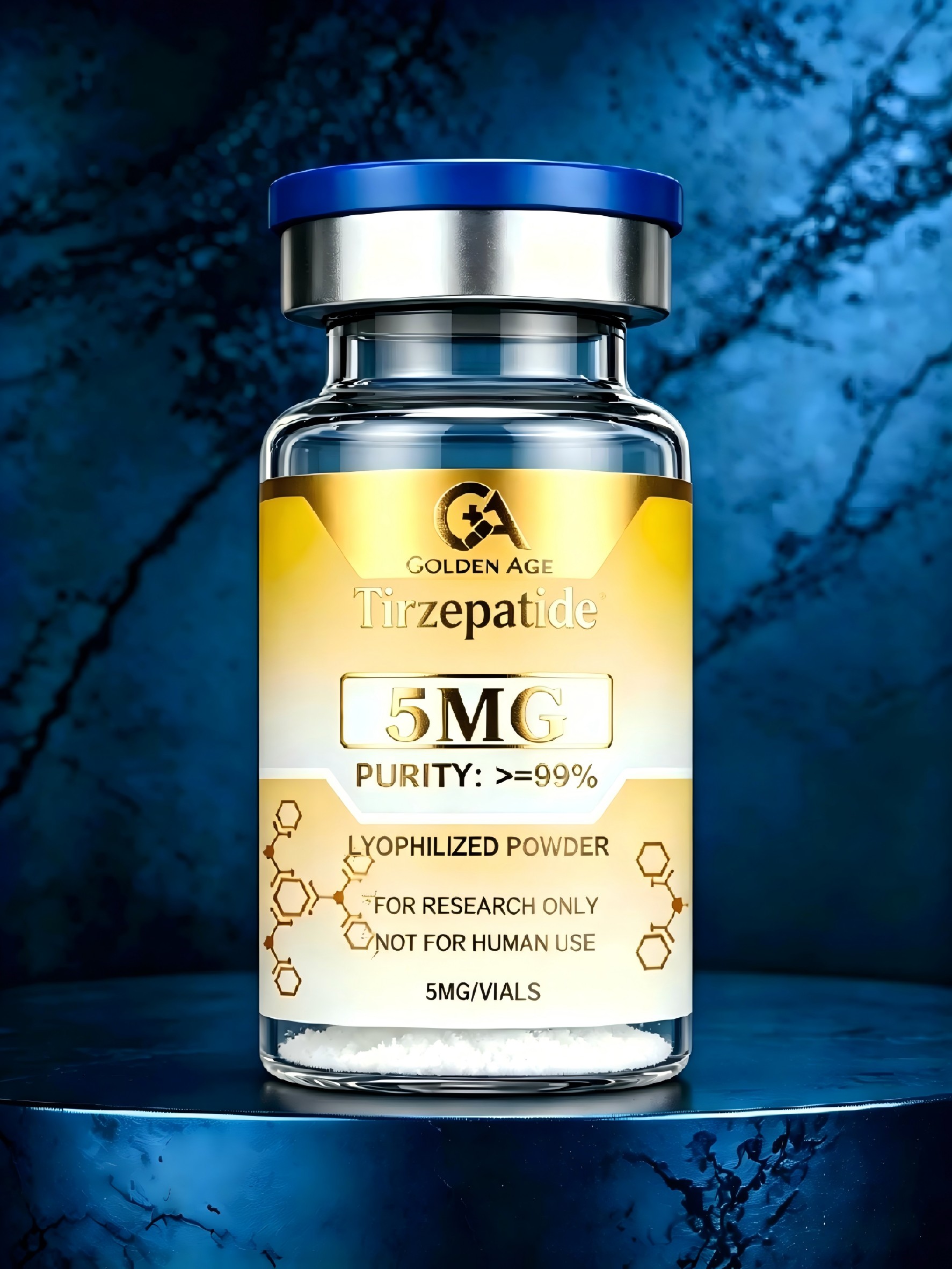 Tirzepatide product vial